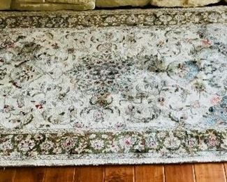 Silk area rug