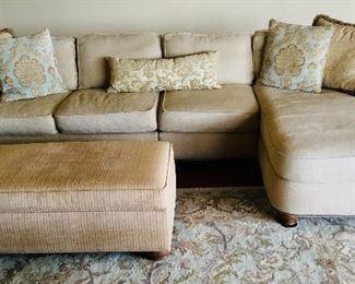 Bernhardt sectional sofa
