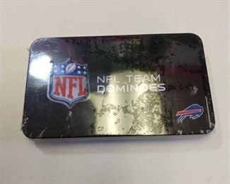 Nflteam Dominoes Buffalo Bills 28 Double Six Domino Set In Collectible Tin Box