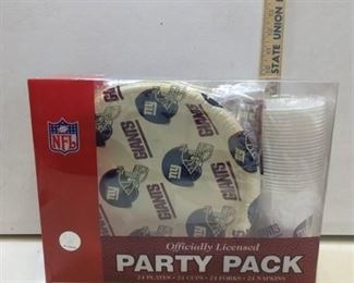 New York Giants official license party pack