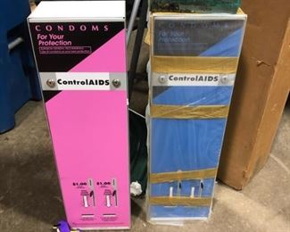brand new condom coin op vending machines