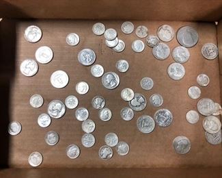 silver coins quarters and dimes