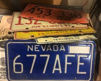 old license plates