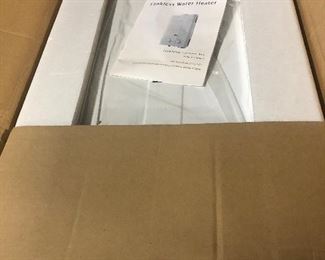 Brand new tankless water heater