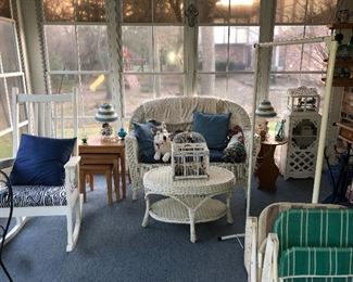 wicker white furniture