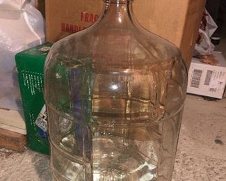 antique 5 gallon glass jug