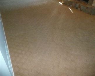 Carpet with Padding 12' X 23' $125.00.