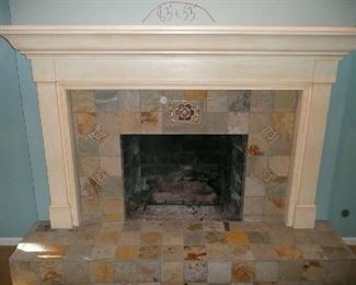 Fireplace Mantel with Surround 83" X 63" $245.00