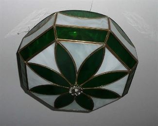Stain Glass Ceiling Light Fixture $30.00