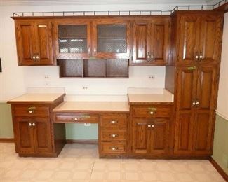 Oak Custom Sized Kitchen Cabinets