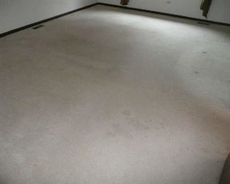 Carpet with Padding 18' X 13' $100.00
