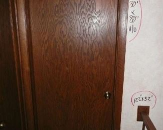 30" X 80" Oak Hollow Core Door $45.00