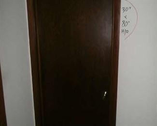30" X 80" Oak Hollow Core Door $45.00