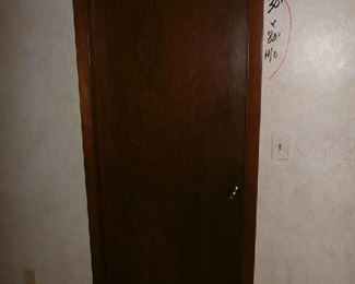 30" X 80" Oak Hollow Core Door $45.00