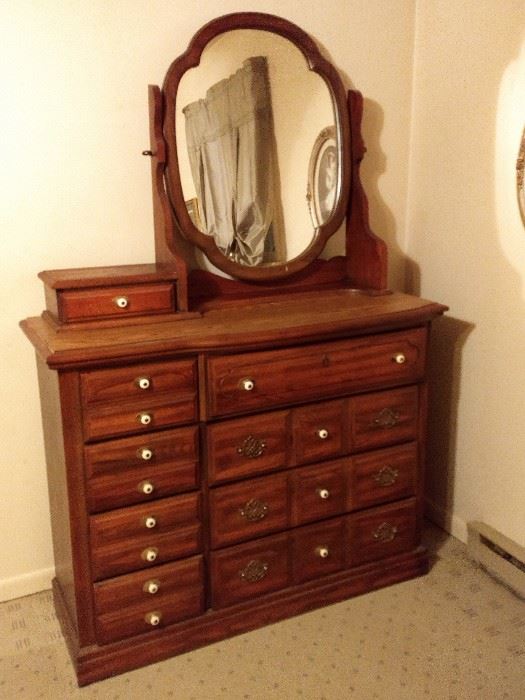 Mirrored Dresser - 3 Pc. Bedroom Set