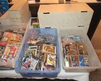 Many single cards in plastic