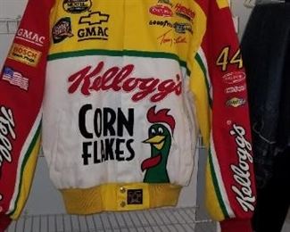 Terry Labonte #44 Kellogg racing jacket and hat. Size is Small