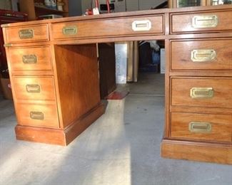 1970s Campaign Desk.  This is at the Sellers Second Home and Can Be Shown BY APPOINTMENT ONLY1970s Campaign Desk