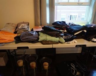 MEN AND WOMAN ATHLETIC CLOTHES INCLUDING LULU LEMON