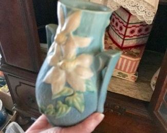 Roseville pottery vase