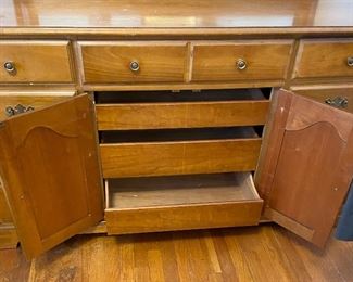 Pull out drawers in dresser