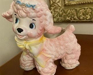 "Poodle Puppy" vintage Arnart  porcelain  