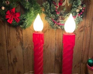 Vintage Christmas Candle Lights