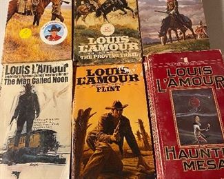 Louis L'amour western paper back books