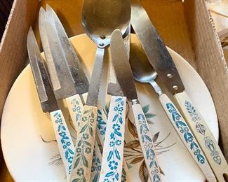 Vintage flatware set