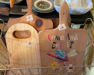 Old cutting boards