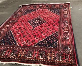 LAN738: Antique Middle Eastern Area Rug Hand Knotted 117" X 78"  https://www.ebay.com/itm/124045308324