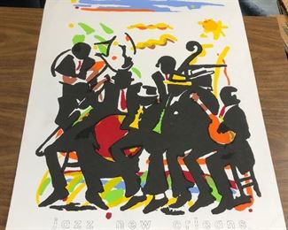 LAN765: Jazz New Orleans Numbered Lithograph by Don Scott 1979  https://www.ebay.com/itm/124045168973