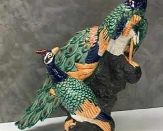 https://www.ebay.com/itm/114065291600  SM013: PEACOCK CERAMIC STATUE MADE IN CHINA LOCAL PICK UP