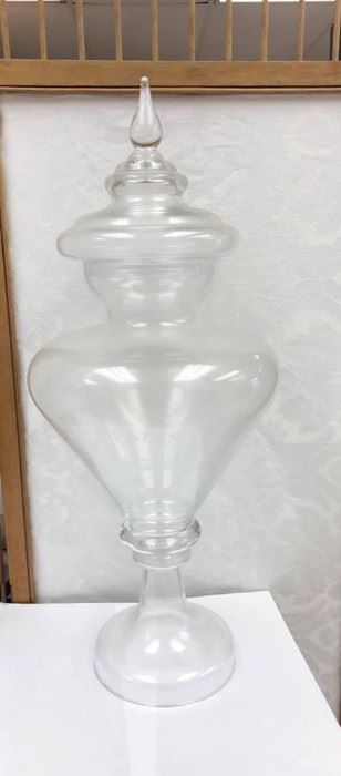 https://www.ebay.com/itm/114065356963  SM3015: XL Paris Glass Stem Jar