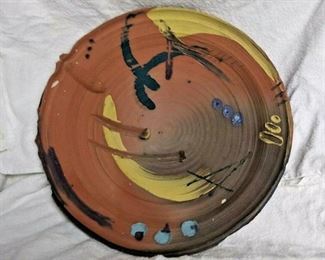 https://www.ebay.com/itm/114065289863  SM6003 17 INCH NEW ORLEANS LOCAL ARTIST RED CLAY WITH PAINT BOWL