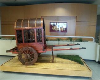 antique chinese rickshaw