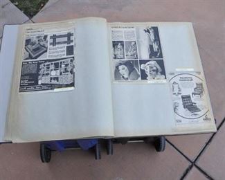 Scrapbook of 1970's advertisements for Danica stores