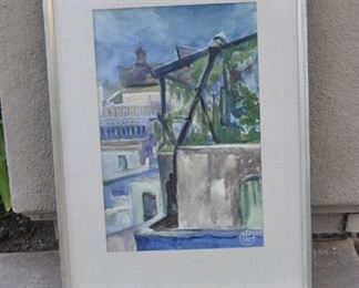 Henry George Keller original watercolor