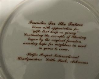 the back side of the donor plate