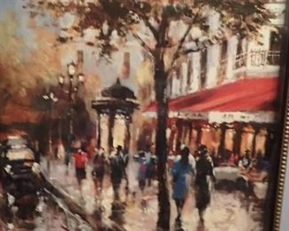 STREET SCENE FRAMED
