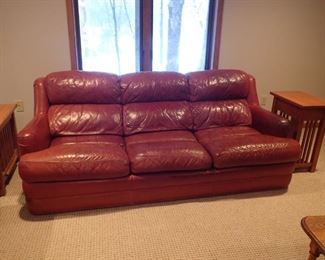 LEATHER SOFA
