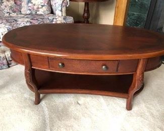 OVAL COFFEE TABLE