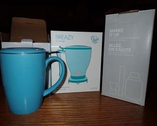 LARGE VARIETY OF OF TEA ACCESSORIES - THEY WERE IN THE TEA BUSINESS AND HAVE LOTS NEW IN BOXES - CUPS - TEA POTS - ETC. PLUS LOTS OF TEA