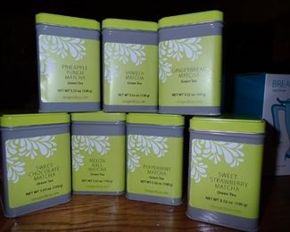 LARGE VARIETY OF OF TEA ACCESSORIES - THEY WERE IN THE TEA BUSINESS AND HAVE LOTS NEW IN BOXES - CUPS - TEA POTS - ETC. PLUS LOTS OF TEA