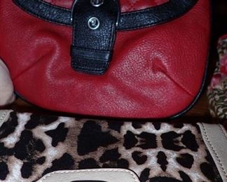 LARGE ASSORTMENT OF HANDBAGS & JEWELRY - WALLETS - VERA BRADLEY - ITALIAN LEATHER - TIGNANELLO - CHANNEL - ETC.....