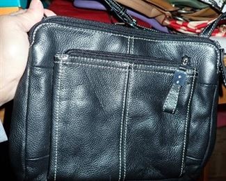 LARGE ASSORTMENT OF HANDBAGS & JEWELRY - WALLETS - VERA BRADLEY - ITALIAN LEATHER - TIGNANELLO - CHANNEL - ETC.....