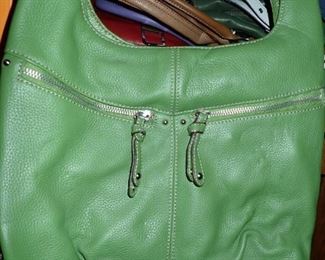 LARGE ASSORTMENT OF HANDBAGS & JEWELRY - WALLETS - VERA BRADLEY - ITALIAN LEATHER - TIGNANELLO - CHANNEL - ETC.....