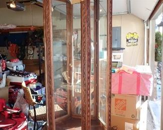 OCTAGON CURIO CABINET