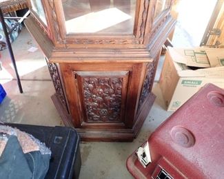 OCTAGONAL CURIO CABINET
