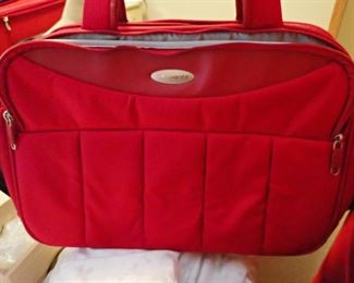 RED TRAVEL BAG